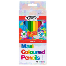 Load image into Gallery viewer, Texta Jumbo Coloured Pencils-Pack 12
