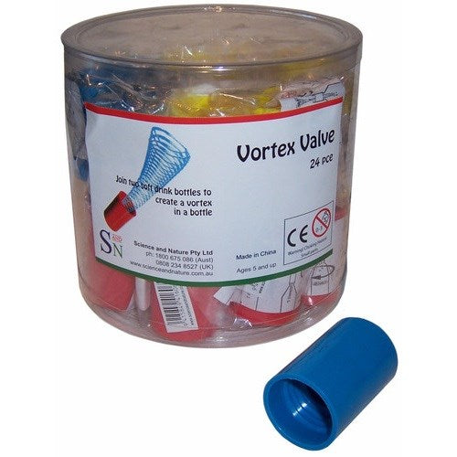 Vortex Valve For Soft Drink Bottles