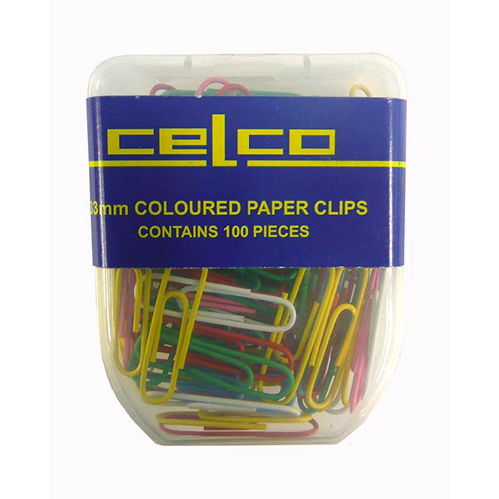 Celco Round Paper Clips 100 Pack