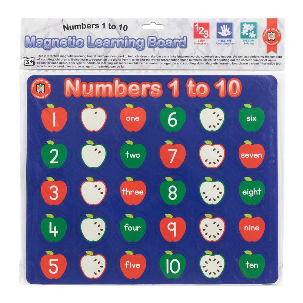 LCBF Magnetic Learning Board Numbers