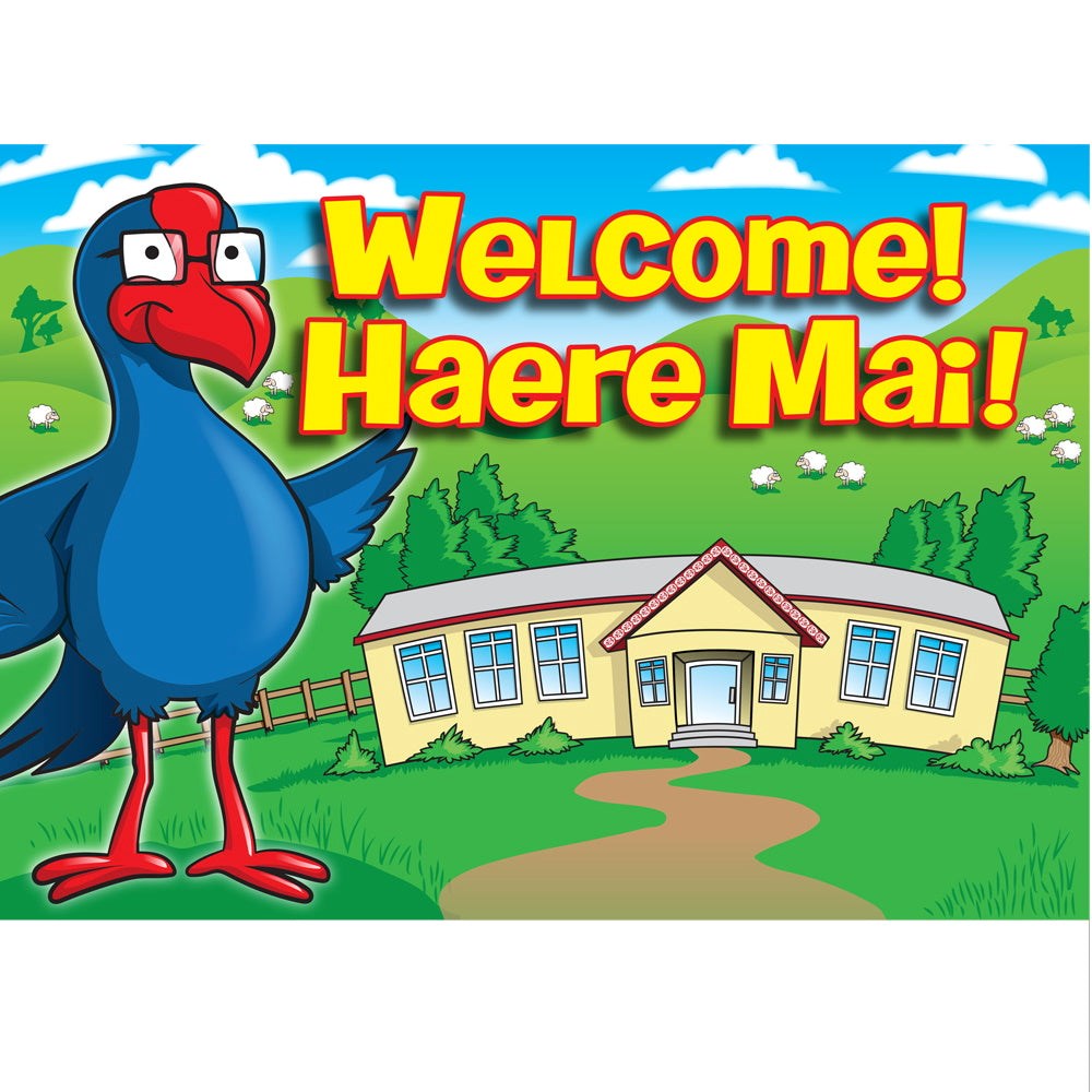Welcome! Haere Mai! Poster