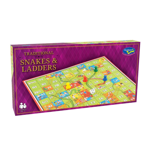 Snakes & Ladders Board Game(Boxed)