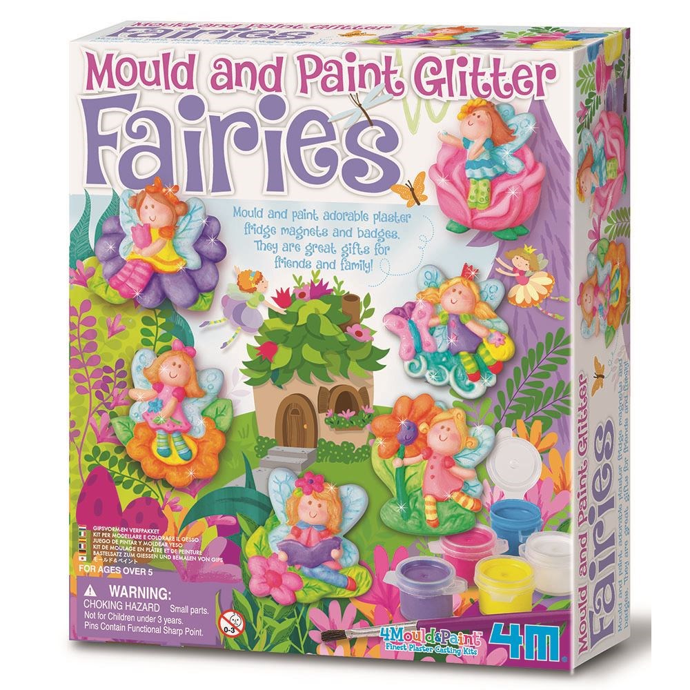 4M Mould & Paint Glitter Fairies