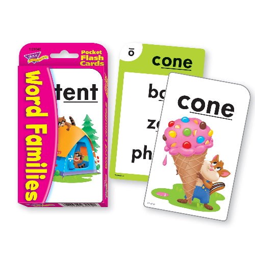 Trends Pocket Flash Cards Word Families