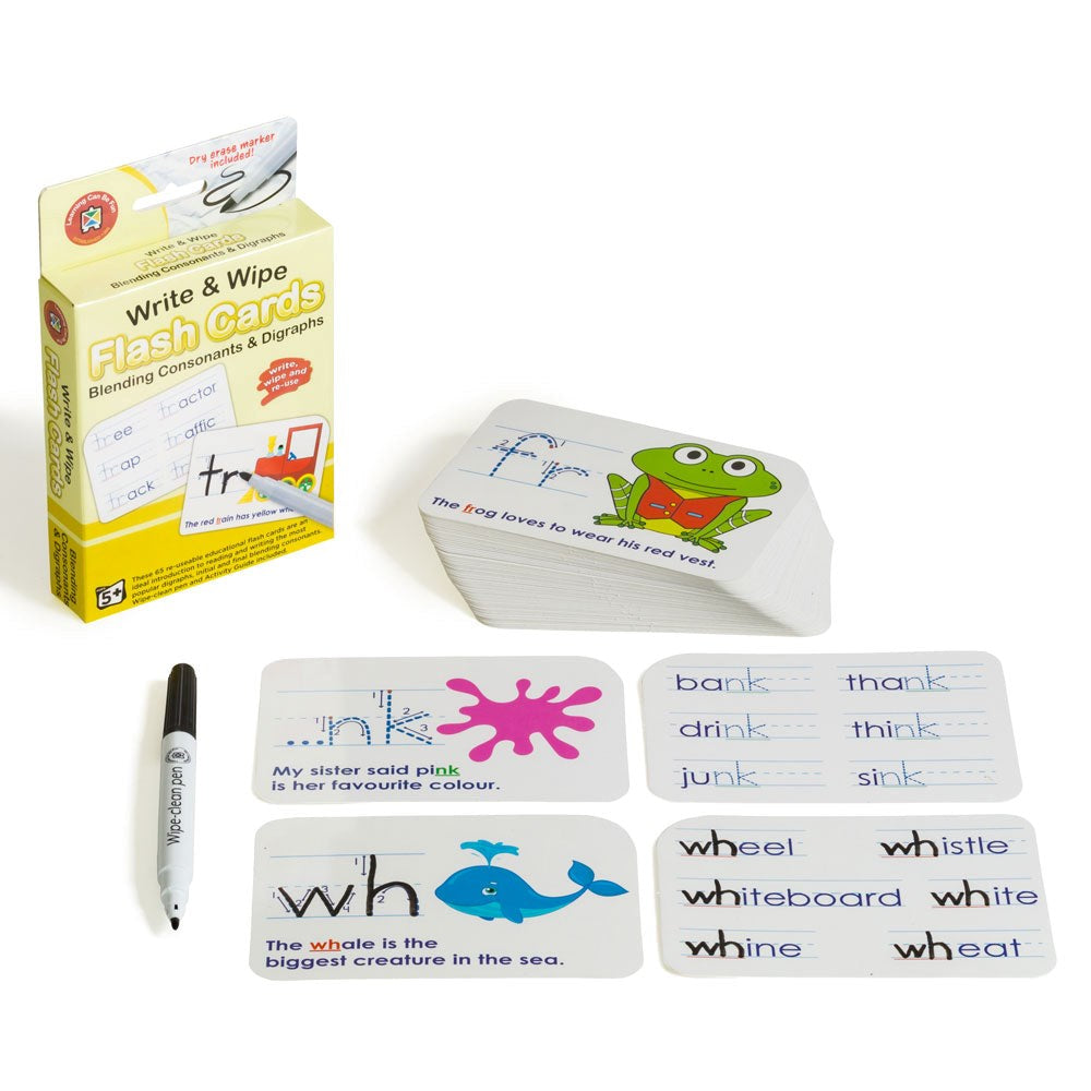 LCBF- Write and Wipe Flash Cards - Blends