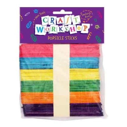 Popsticks - Coloured - 100 Pieces