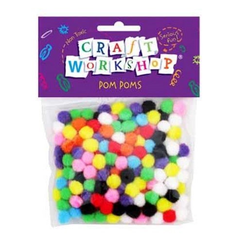 Pom Pom Minis 10mm - 200 Pieces