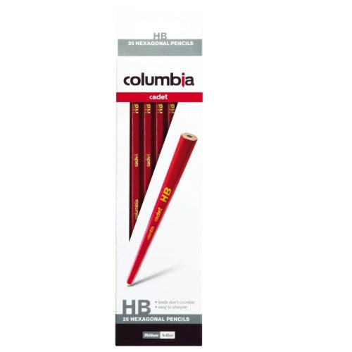 Columbia Cadet Hexagonal HB Lead Pencils