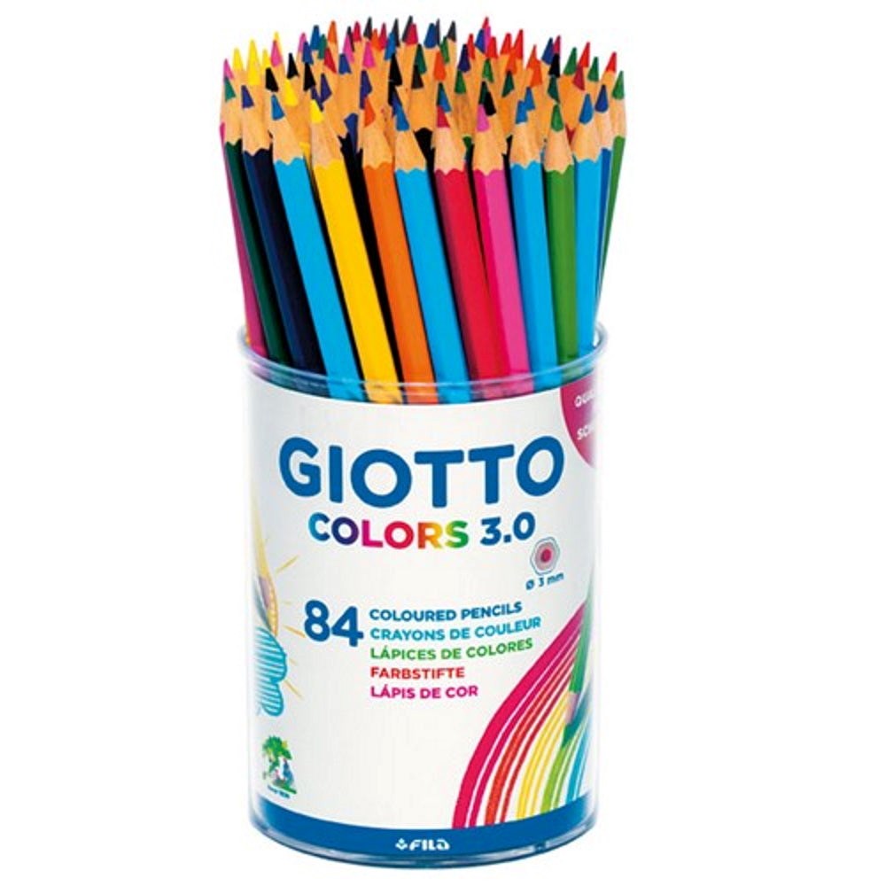 Giotto Colours 3.0 Coloured Pencils - Pack Of 84