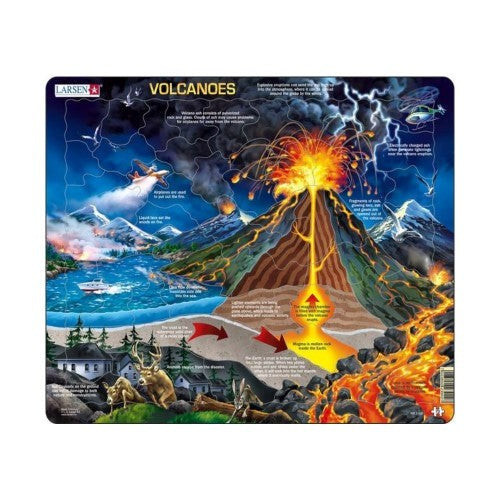 Larsen Board Puzzle Volcanoes