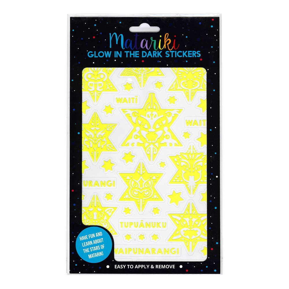 Matariki Glow In The Dark Stickers