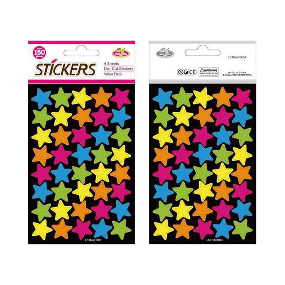 Bright Star Stickers - 4 Sheets