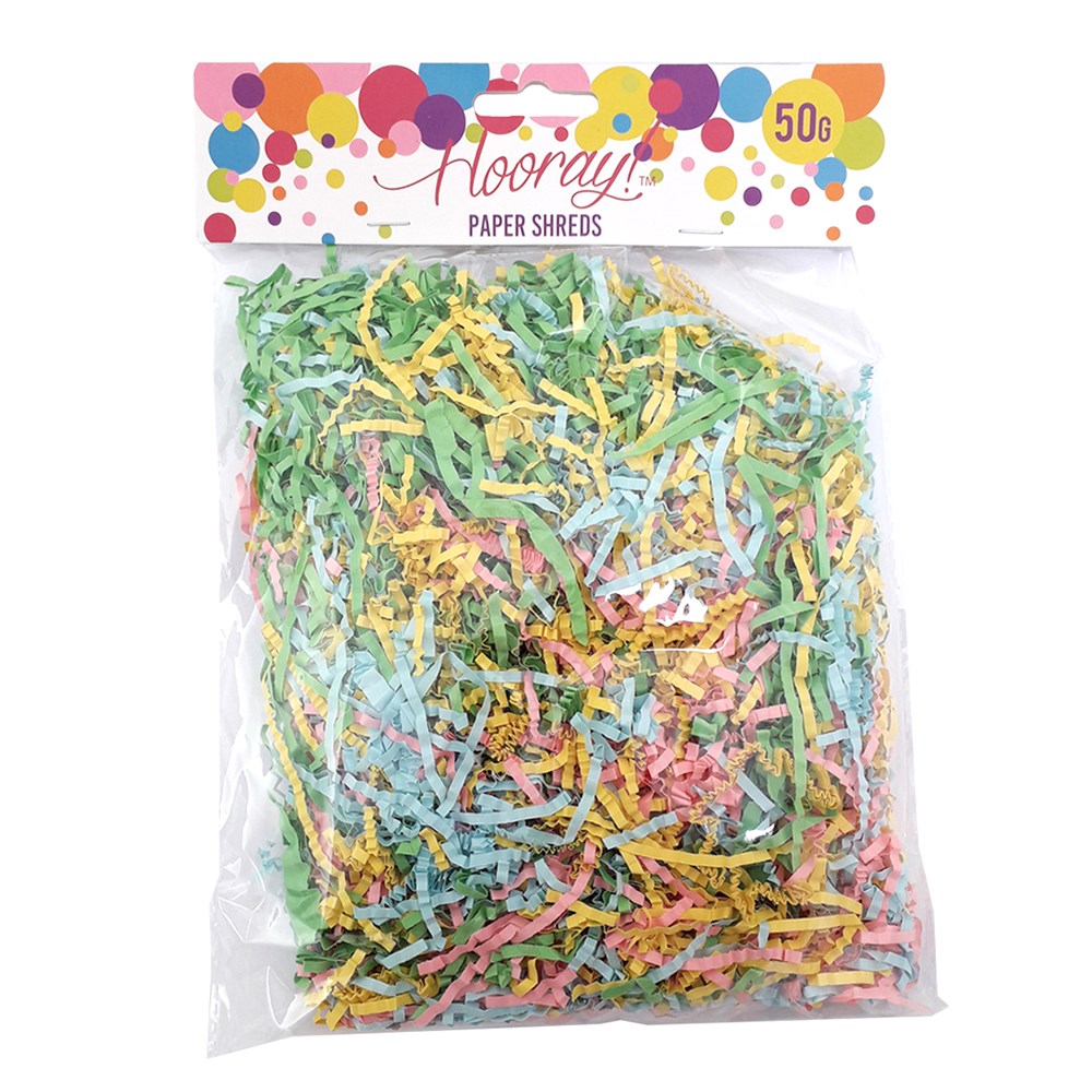 Colourful Paper Shreds 50g