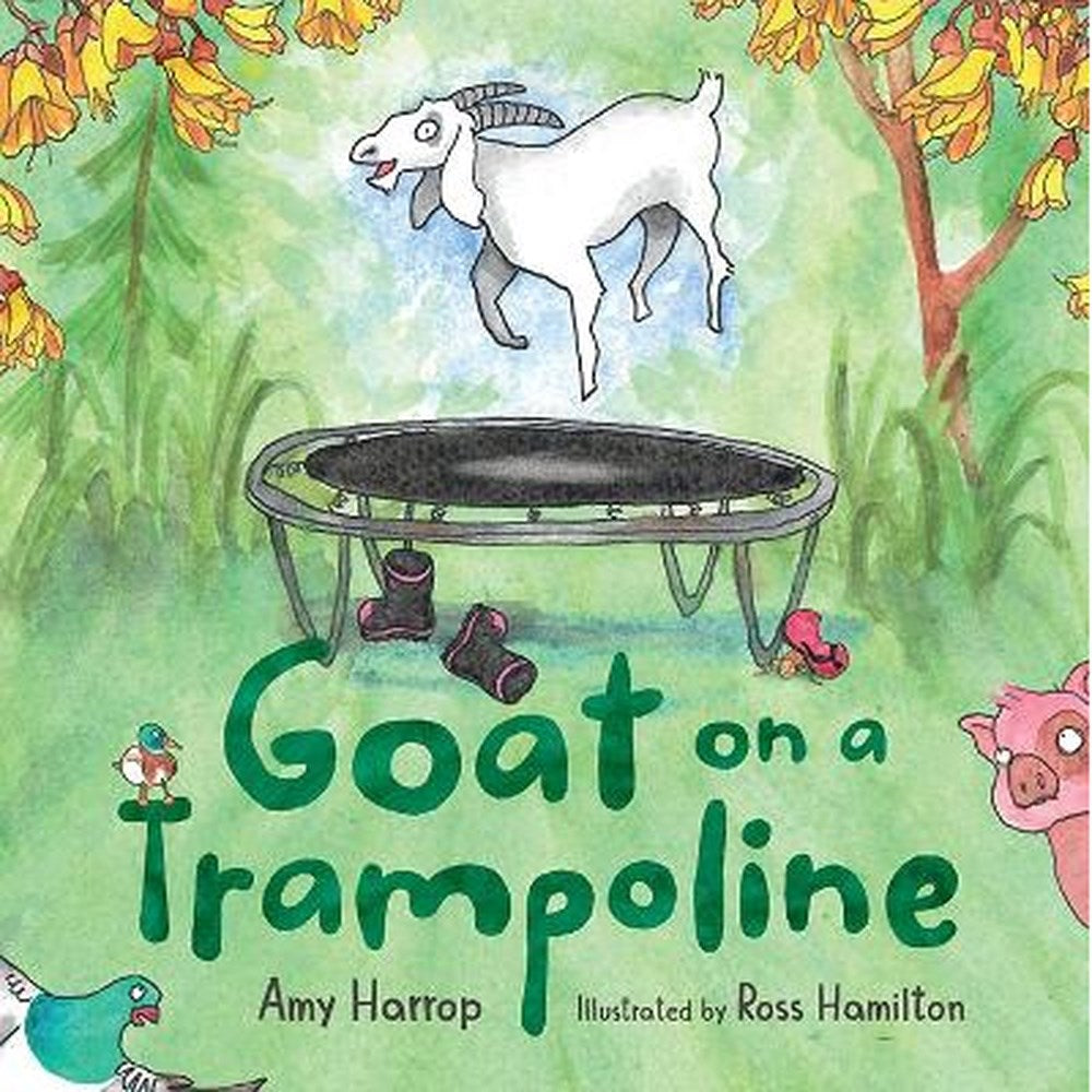 Goat on a Trampoline