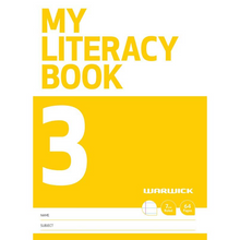 Load image into Gallery viewer, Warwick My Literacy Book 3 7mm Ruled
