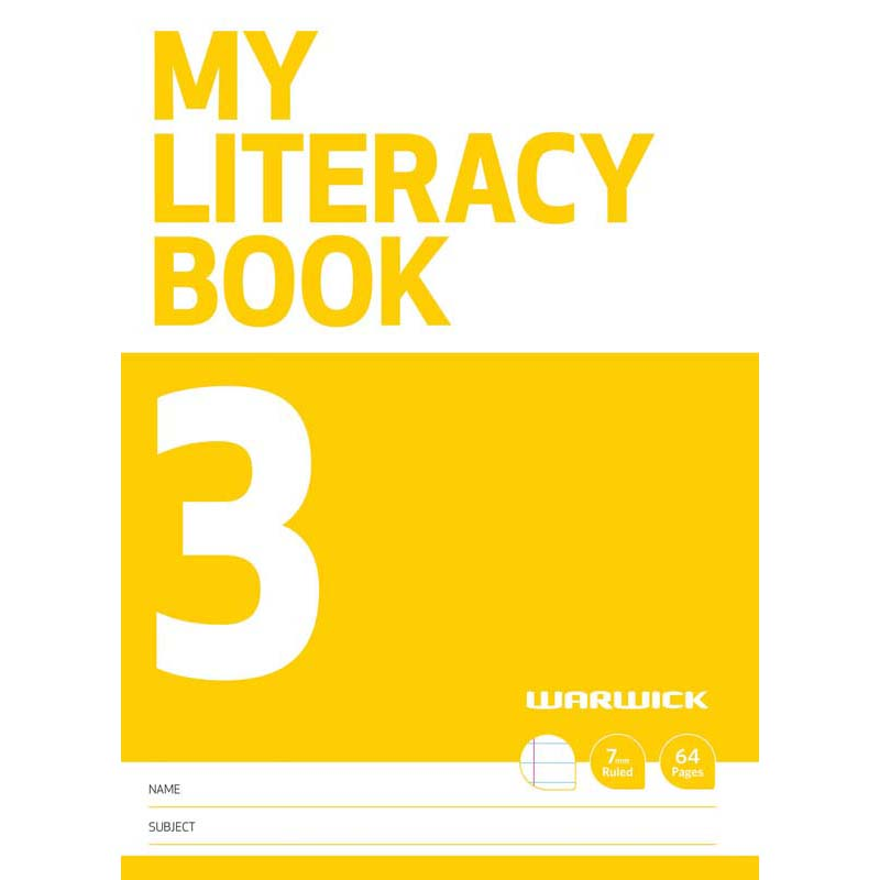 Warwick My Literacy Book 3 7mm Ruled