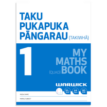 Load image into Gallery viewer, Warwick My Maths Book 1 10mm Quad
