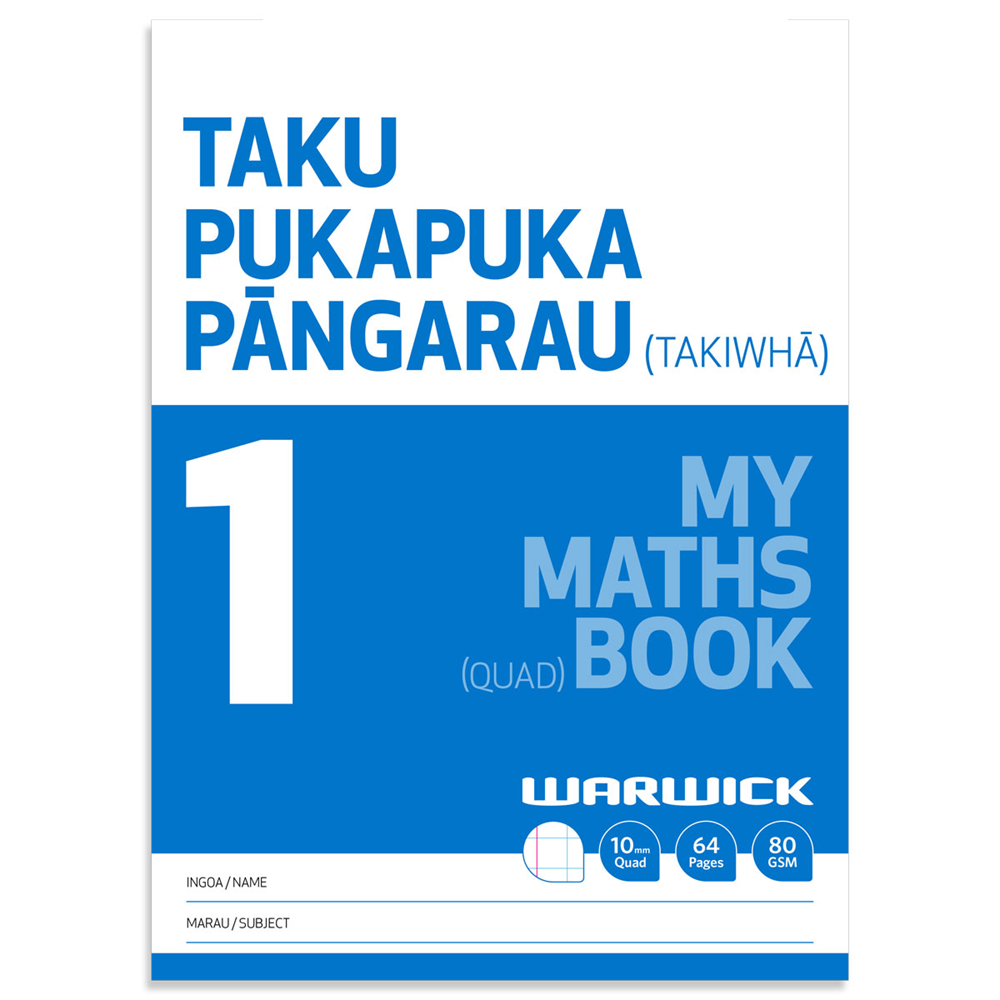 Warwick My Maths Book 1 10mm Quad
