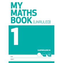 Load image into Gallery viewer, Warwick My Maths Book 1 Unruled
