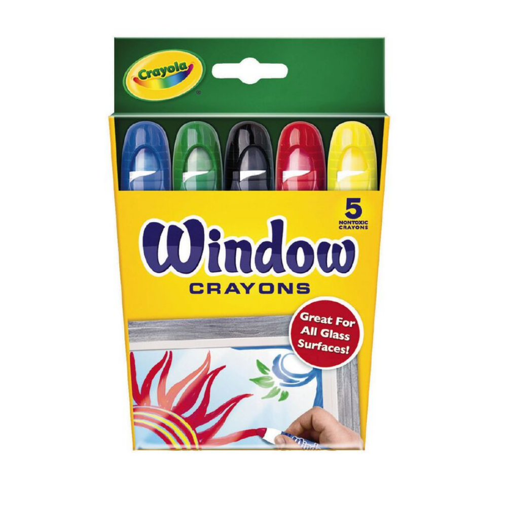 Crayola Washable Window Crayons Pack of 5