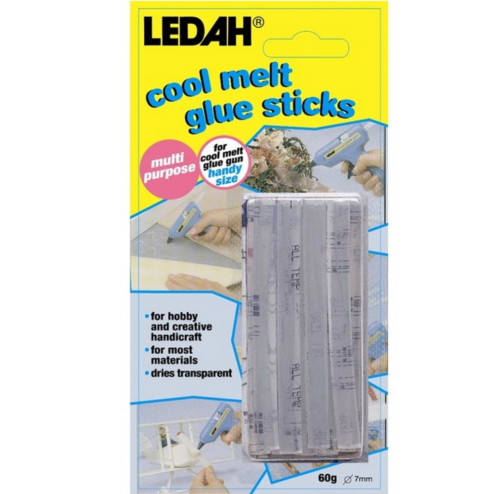 Ledah Cool Melt Glue Sticks - Pkt 14