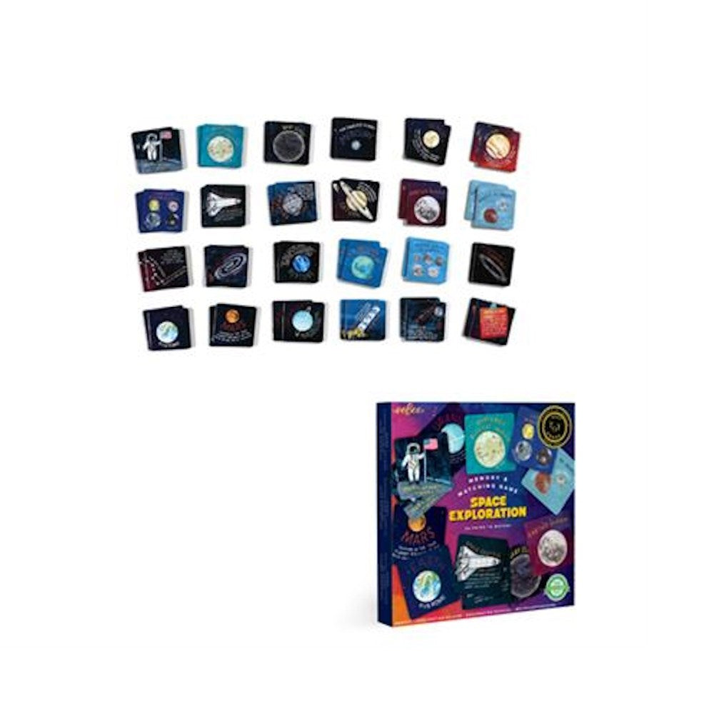 eeBoo Memory Matching Game Space Exploration