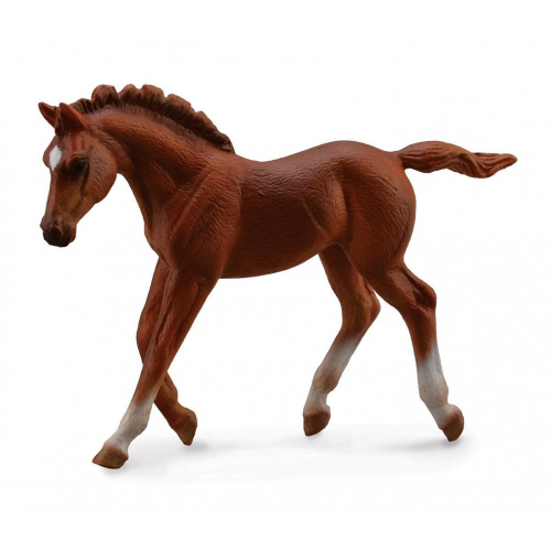 Collecta Thoroughbred Chestnut Foal-Walking