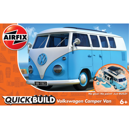 Airfix Quickbuild Set-VW Camper Van Blue