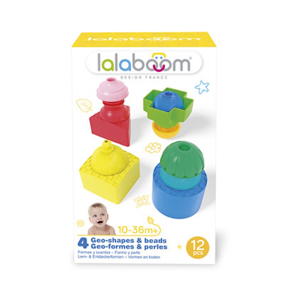 Lalaboom Shapes - 4 Shapes & 8pc Beads