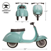 Load image into Gallery viewer, Ambosstoys Primo ride-on Scooter Mint
