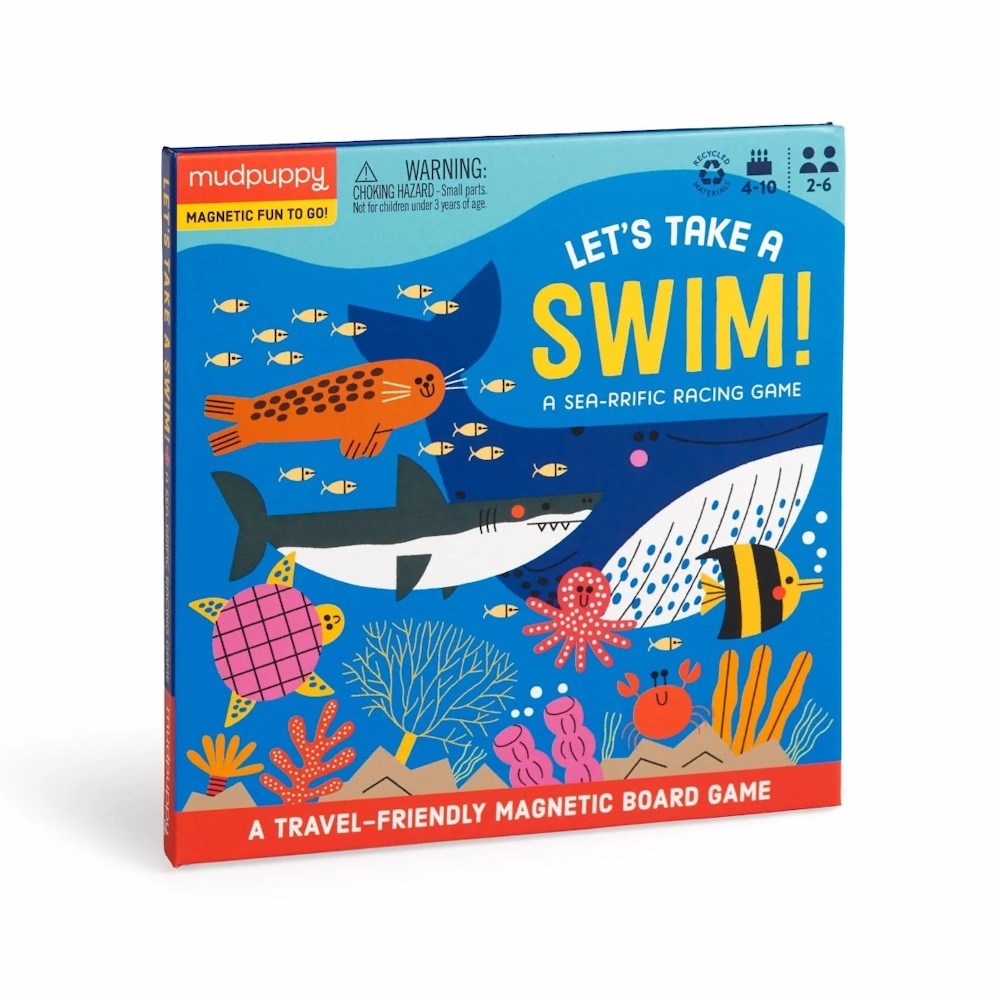 Mudpuppy Let's Take a Swim Magnetic Board Game