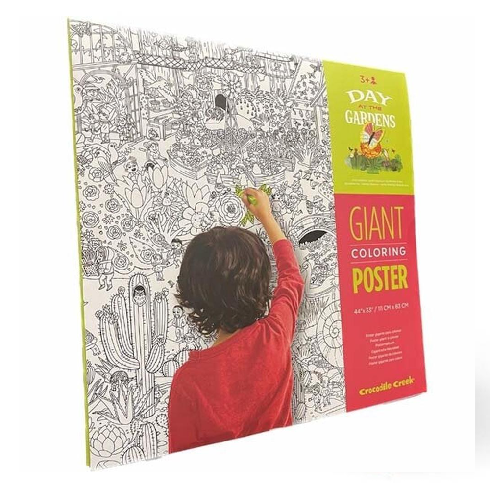 Croc Creek Creativity - Giant Colouring Poster: Day at the Gardens