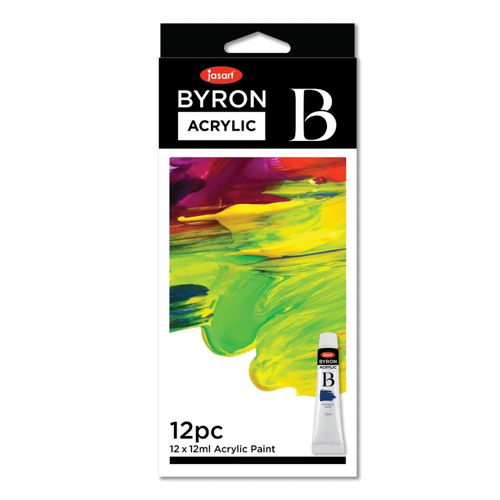 Jasart Byron Acrylic Paint Set of 12