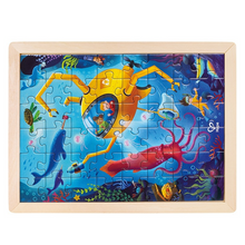 Load image into Gallery viewer, Hape Double Sided Colour Puzzle 48pc Ocean Rescue
