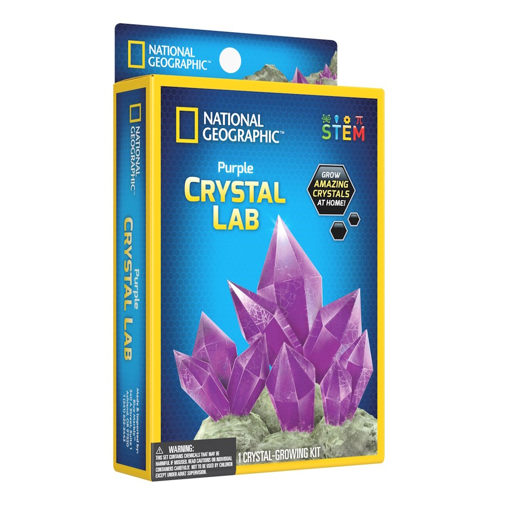 National Geographic Crystal Growing Powder Purple