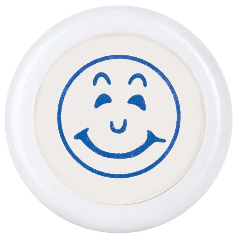 Dixon Teacher Stamp Smiley Face Blue