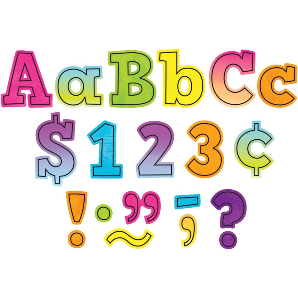 Brights 4Ever Bold Block Alphabet Lettering