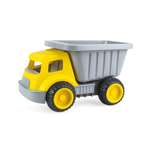 Hape Load And Tote Dump Truck - Yellow/Grey - Ages 18Mths+